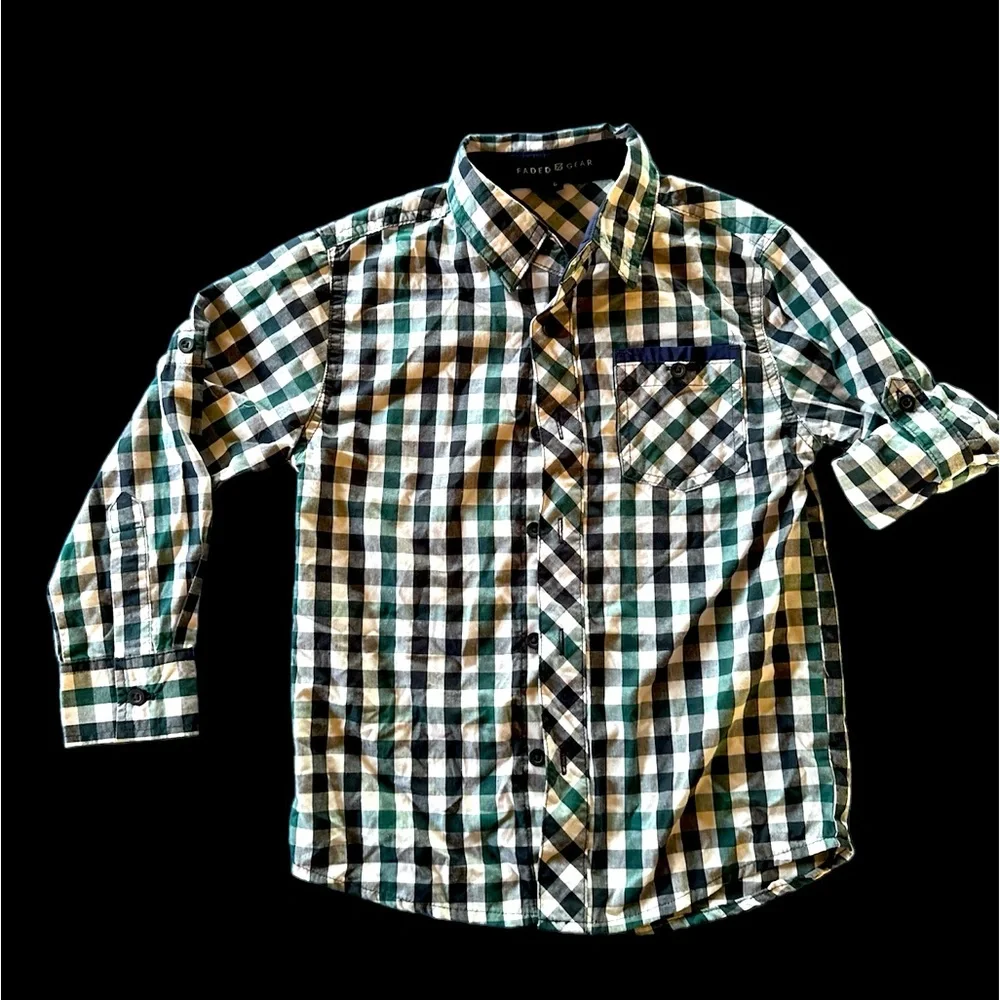 Faded Gear Plaid Button Up shirt - Picture 1 of 6